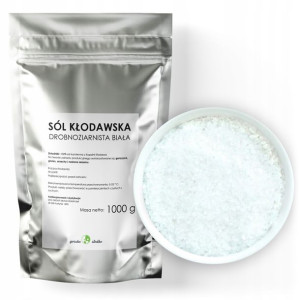 SÓL KŁODAWSKA drobnoziarnista biała 1kg