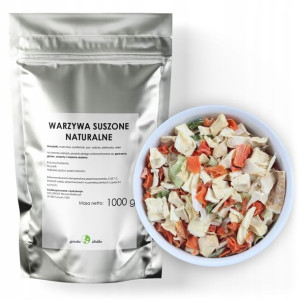 WARZYWA SUSZONE NATURALNE bez chemii 1kg