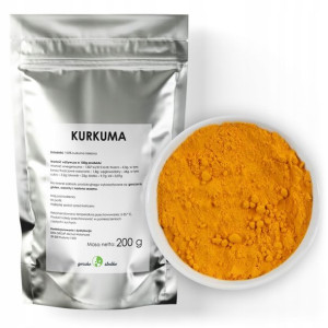 KURKUMA MIELONA naturalna bez chemii 200g