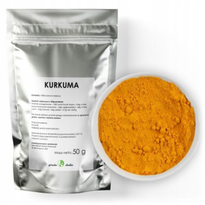 KURKUMA MIELONA naturalna bez chemii 50g