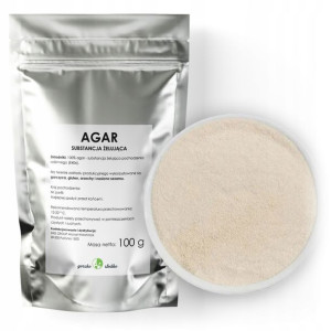 AGAR substancja żelująca żelatyna naturalana 100g