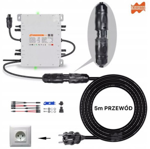 Mikro falownik solarny DC20-60V WIFI IP67 2000W 5m
