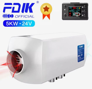 Ogrzewanie postojowe FDIK nagrzewnica 5kW LCD 24V