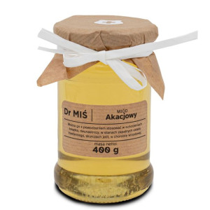 Miód Akacjowy 400g - Na ból gardła!