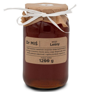 Miód Leśny 1.2 KG- Głóg, Malina, Dzika Róża!
