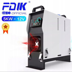 Ogrzewanie przenośne FDIK nagrzewnica 5kW LCD 12V