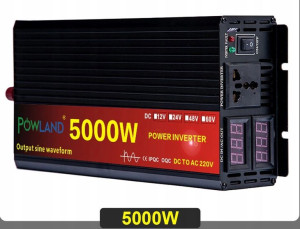 POWLAND Inwerter przetwornica napięcia 24V 5000w