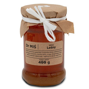 Miód Leśny 400g - Głóg, Malina, Dzika Róża!