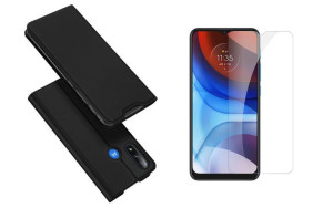 Etui Dux Ducis Skin Pro + Szkło Hartowane do Motorola Moto E7 Power / E7i P