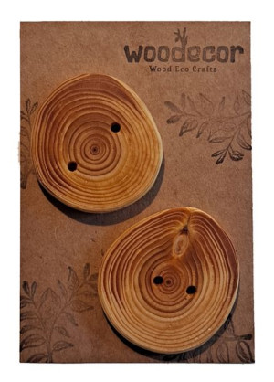 Woodecor Guziki Modrzew Premium 40 - 50 mm