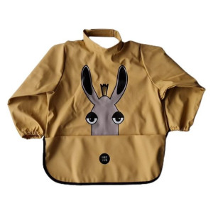 Śliniak z rękawkami Yellow Łoś Baby Livia