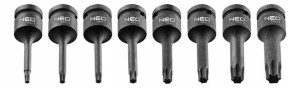 Klucze udarowe Torx 1/2 zestaw 9 szt. NEO 08-712
