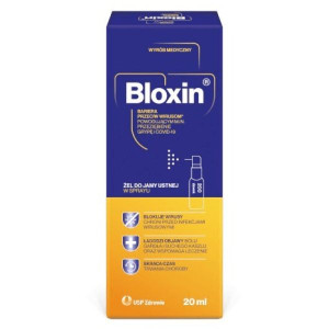 Bloxin, żel do jamy ustnej, spray, 20 ml