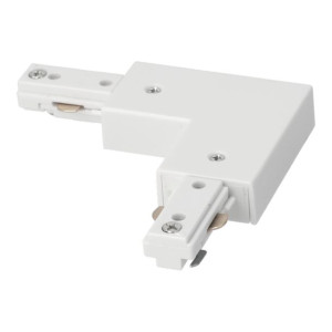Łącznik L do szyny MEVA PRO L Connector White, biały EDO