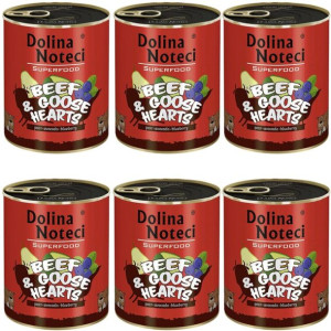 DOLINA NOTECI ZESTAW Superfood wołowina  i serca gęsi 6x800g