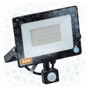 Halogen LED z Czujnikiem Ruchu 50W 4250LM Na Zimę