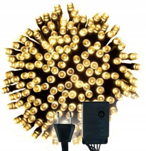 LAMPKI Choinkowe 5m 60led barwa CIEPŁA wewnętrzne