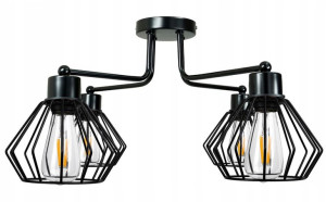 Lampa Led Loft Wisząca 4xe27 Dron Brylant