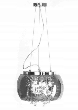 Lampa LED sufitowa wisząca 40CM KROPLE WODY