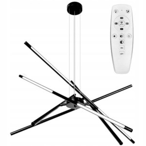 Lampa LED sufitowa żyrandol wisząca 64W + PILOT