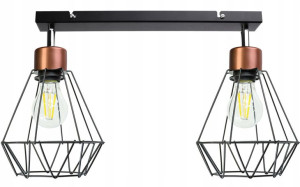 Żyrandol Lampa LED WISZĄCA SUFITOWA BELKA DIAMENT