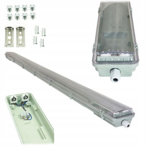 Oprawa hermetyczna LED 2x150cm do garażu warsztatu