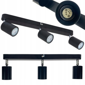 Lampa sufitowa Listwa Szyna Spot Lampa LED 3xGU10