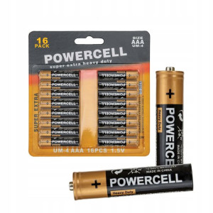 16x Bateria AAA R3 paluszki do pilota radia 1.5V