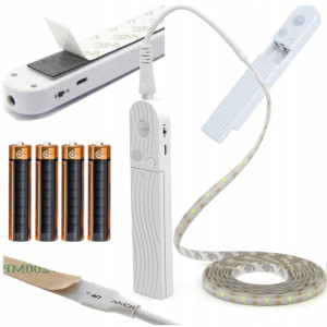 Taśma LED na baterie / USB z czujnikiem ruchu 1m
