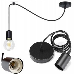 Lampa WISZĄCA sufitowa PAJĄK 1 żyrandol 1xE27 LOFT