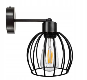 Lampa Wisząca Sufitowa Ścienna E27 Kula Druciana
