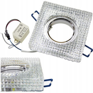Oprawa halogenowa LED podświetlana zimna ICE GU10