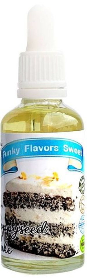 Aromat Sweet Poppyseed Cake - Tort Makowy Słodki Bez Cukru 50 ml - Funky Fl