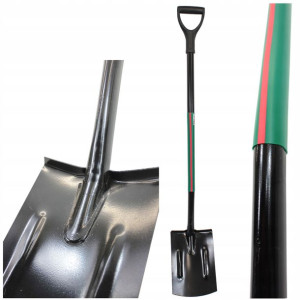 Szpadel Prosty Łopata 125 Metalowy Trzonek Stalco