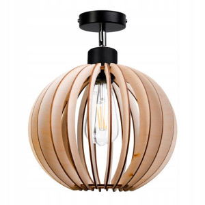 Lampa Wisząca Sufitowa Kinkiet Drewniany Gęsty