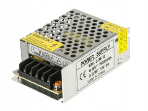 Zasilacz LED modułowy do taśm 3A 36W 12V