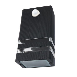 Lampa elewacyjna elewacyjna ogrodowa + czujnik PIR