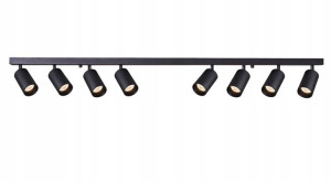 Lampa sufitowa Spot 8xGU10 + 8x żarówka Led 7W