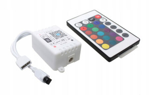 STEROWNIK LED RGB WiFi IR24 8A 96W MagicHome Alexa