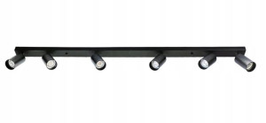 Lampa sufitowa Szyna Spot 6x GU10 + 6x żarówka 7W