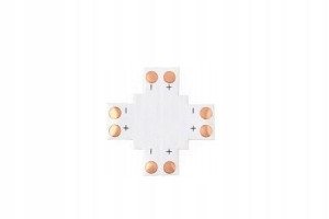 Złączka X do taśma LED 10mm