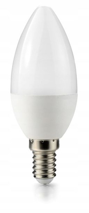 Żarówka LED E14 1W świeczka 85lm neutralna nocna