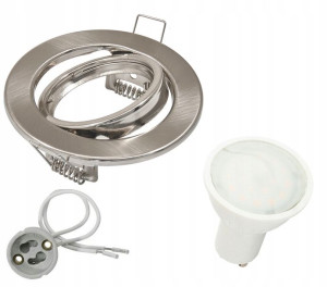 Oprawa halogenowa chrom mat 71010 + LED GU10 5W