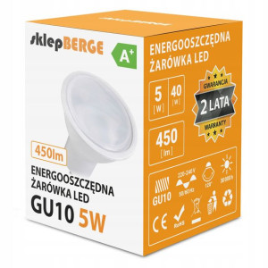 Żarówka LED GU10 5W 2835 b.zimna 6000K