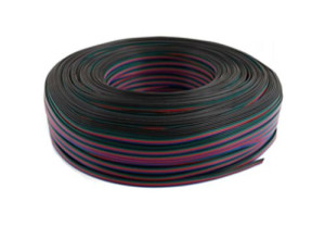 Przewód kabel do taśma LED RGB 4 żyły linka
