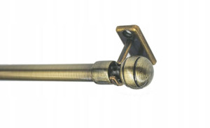 ZAZDROSTKI mini KARNISZE dla FIRANKI 80-120 cm