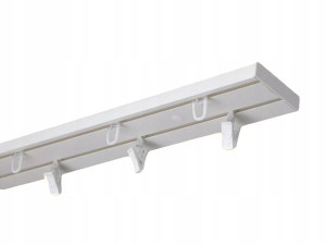 Karnisz sufitowy szyna PCV dwutorowa 260cm (SET)