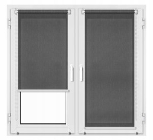 Roleta okienna Rolety mini na wymiar 38x150cm Len