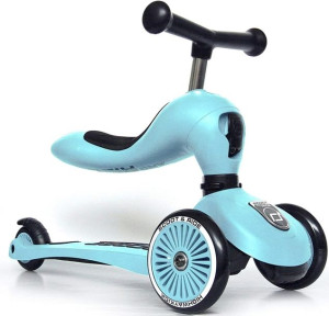 Scoot & Ride Highwaykick 1 rowerek hulajnoga 2w1 Blueberry