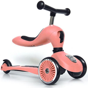 Scoot & Ride Highwaykick 1 rowerek hulajnoga 2w1 Peach
